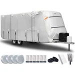 Fruno Travel Trailer Rv Cover 24-27FT Waterproof Oxford Fabric Winter Snow Uv New. Price: $101.99.