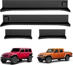4PCS For Jeep Gladiator Jt 2018-2023 Door Sill Guards Scuff Plate Cover New. Price: $25.10.