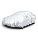 Amazon Basics Silver Weatherproof Car Cover Peva With Cotton, Sedans Up 170" New. Price: $49.90.