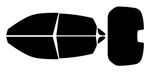 Trueline Automotive Precut Car Window Tint Compatible With Honda Civic Hatch ... New. Price: $102.32.