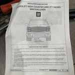 Chevrolet 2500 High Country And Z71 Diesel Winter Grill Cover Part No. 84359503 New. Price: $29.99.