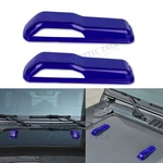 2PCS Blue Engine Hood Hinge Cover For Jeep Wrangler Jlu Gladiator Jt 2018-UP New. Price: $29.89.