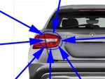 Mercedes-benz Gla-class Left Inner Taillight Rear Lamp GLA250 GLA45 Amg Genuine New. Price: $195.95.