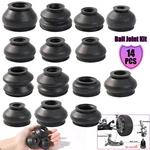 14PCS Universal Car Multipack Ball Joint Boot Dust Cover Track Tie Rods Ends New. Price: $11.99.