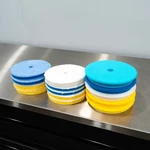 Rupes 6" Kit 14 Da Foam Microfiber And Wool Pads For Bp New. Price: $182.50.