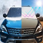 Quees Xl Windshield Sun Shade Snow Cover Windproof For Car Truck Suv Van New. Price: $14.99.