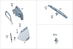 Genuine Mercedes-benz Rear Lamp Combination 253-906-13-00-64 New. Price: $230.39.