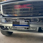 Blue Vintage American Flag Automotive Front License Plate W/screws Kit Universal New. Price: $11.95.
