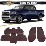 Fit 09-23 Dodge Ram 1500 2500 3500 Covers Brown Pu Leather 5-SEAT Bench Pad New. Price: $84.85.