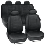 Prosyn Black Leather Auto Seat Covers Ford Mustang Full Set Car New. Price: $49.90.