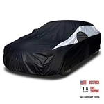 Titan Jet Black Poly 210T Sedan (186-202" Long) With Silver Stripe New. Price: $49.29.