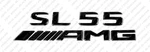 New Gloss Black Emblems Logos Letters For Mercedes-benz SL55 V8 Biturbo Amg R232. Price: $126.99.