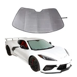 Front Auto Windshield Cover Car Sun Shade For Corvette C8 2020-26 Us New. Price: $28.99.