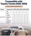 Creek Faux Leather Car Seat Covers Toyota Tundra 2022-2026 New. Price: $135.00.
