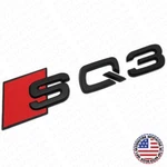 Audi SQ3 Matte Black Rear Letter Liftgate Nameplate Trunk Emblem Badge Sport New. Price: $21.99.