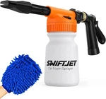 Swiftjet Car Wash Foam Cannon Kit + Microfiber Mitt With Garden Hose New. Price: $48.99.