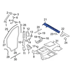 Genuine Ford Door Sill Plate LK4Z-6113208-AC New. Price: $108.27.