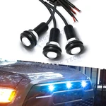 3PCS Blue Led Front Grille Marker Lights W/projector Lens Assembly Universal Fit New. Price: $10.99.