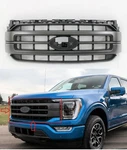 Front Bumper Cover Lariat Center Grille Oem 2021 2023 Ford F-150 Used. Price: $149.00.