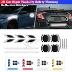 Reflect Night Safety Warning Car Fender Door Handle Rear Trunk Sticker Decals New. Price: $12.95.