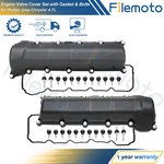 Valve Covers W/ Gasket & Bolts Kit For Dodge Jeep Chrysler 53021828AA 53021829AD New. Price: $86.99.