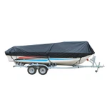 New Boat Cover V-hull Runabouts Black Yacht 420D 11-13FT Waterproof. Price: $24.33.