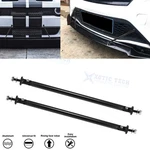 2X Universal Sporty Black Aluminum Front Bumper Lip Strut Rod Tie Bar Stabilizer New. Price: $15.86.