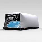 Amazon Protection Capsule Car Cover Moderate Outdoor Uv Rain Dust 137"X78 X62" New. Price: $415.20.