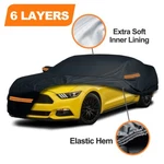 6 Layer & Cotton Custom Fit Ford Mustang Gt Car Cover 100% Waterproof Outdoor New. Price: $59.99.