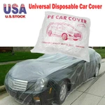 Universal Clear Disposable Car Cover Plastic Garage Rain Dust Proof Protection New. Price: $7.50.