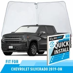 Front Auto Windshield Cover Car Shade For 19-26 Chevy Silverado 1500 New. Price: $36.74.
