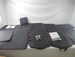 Drcarnow DR000105 - Front/rear, Piece Seat Covers For Dodge Ram, Black/red New. Price: $100.10.