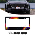 Paint Splatter Pattern Car Front Bumper License Plate Frame Protect Anti-scratch New. Price: $13.89.