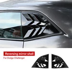 Car Side Window Louvers Cover Abs Accessories For Dodge Challenger 2010+ Black M New. Price: $38.99.
