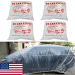 4-PACK Disposable Clear Plastic Car Cover, Rain Dust Garage Storage, Medium 15.7 New. Price: $39.95.