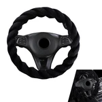 Teybouk Car Steering Wheel Cover, Diameter 14.9" Soft Warm Winter Pc, Black New. Price: $14.49.