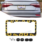 Sunflower Metal Car Front Bumper License Plate Covers Protector Kit Anti-scratch New. Price: $13.89.