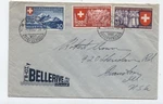 1939 Switzerland Cover To Usa Hotel Bellerive Zurich Stamps Y10654. Price: $10.00.