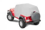Mastertop Full Door Cab Cover For 1992-2006 Jeep Wrangler Tj Gray Denim Soft New. Price: $169.99.