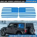 Blue Rear Side Window American Flag Decal For Jeep Wrangler Jlu 2018+ 4-DOOR New. Price: $28.79.