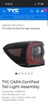 For 2020-2022 Subaru Outback Tail Light Assembly Left Driver Side 97993VJ 2021 New. Price: $90.00.