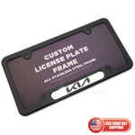 For New Kia Front Rear Car License Plate Frame Cover Stainless Steel Black. Price: $19.99.