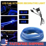 Blue 16FT Usb Car Led Auto Interior Atmosphere Strip Light Decor Accessories New. Price: $11.39.