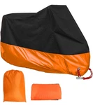 Acelane All Weather Motorcycle Cover Waterproof Orange/ Black New. Price: $24.99.