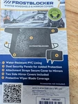 Delk Frostblocker Black Winter Windshield And Mirror Cover With Safety Straps New. Price: $12.99.