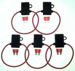 5PACK 14GAUGE Inline Atc Fuse HOLDER+10AMP With Cover New Car Truck Install. Price: $18.49.