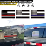 Vinyl Rear Middle Window American Flag Decal Ford F-150 F-250 F-350 2015-UP New. Price: $12.99.
