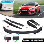 Front Bumper Lip Spoiler 3PCS + Side Skirt Rear Wrap Canard Splitter Combo Kit New. Price: $82.99.