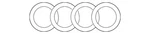 Genuine Audi Emblem 4M0-853-742-2ZZ New. Price: $82.97.