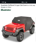 Quadratec Cab Cover For 2018-2026 Door Jl Wrangler , Free Domestic Shipping Used. Price: $50.00.